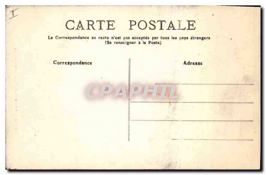 CPA Vichy Tour de l'Horloge — Verso
