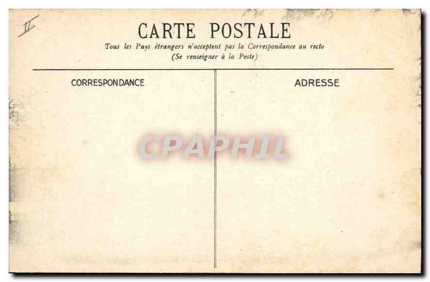 Vichy — Hôpital Militaire — éditeur inconnu, n° 12 — Back