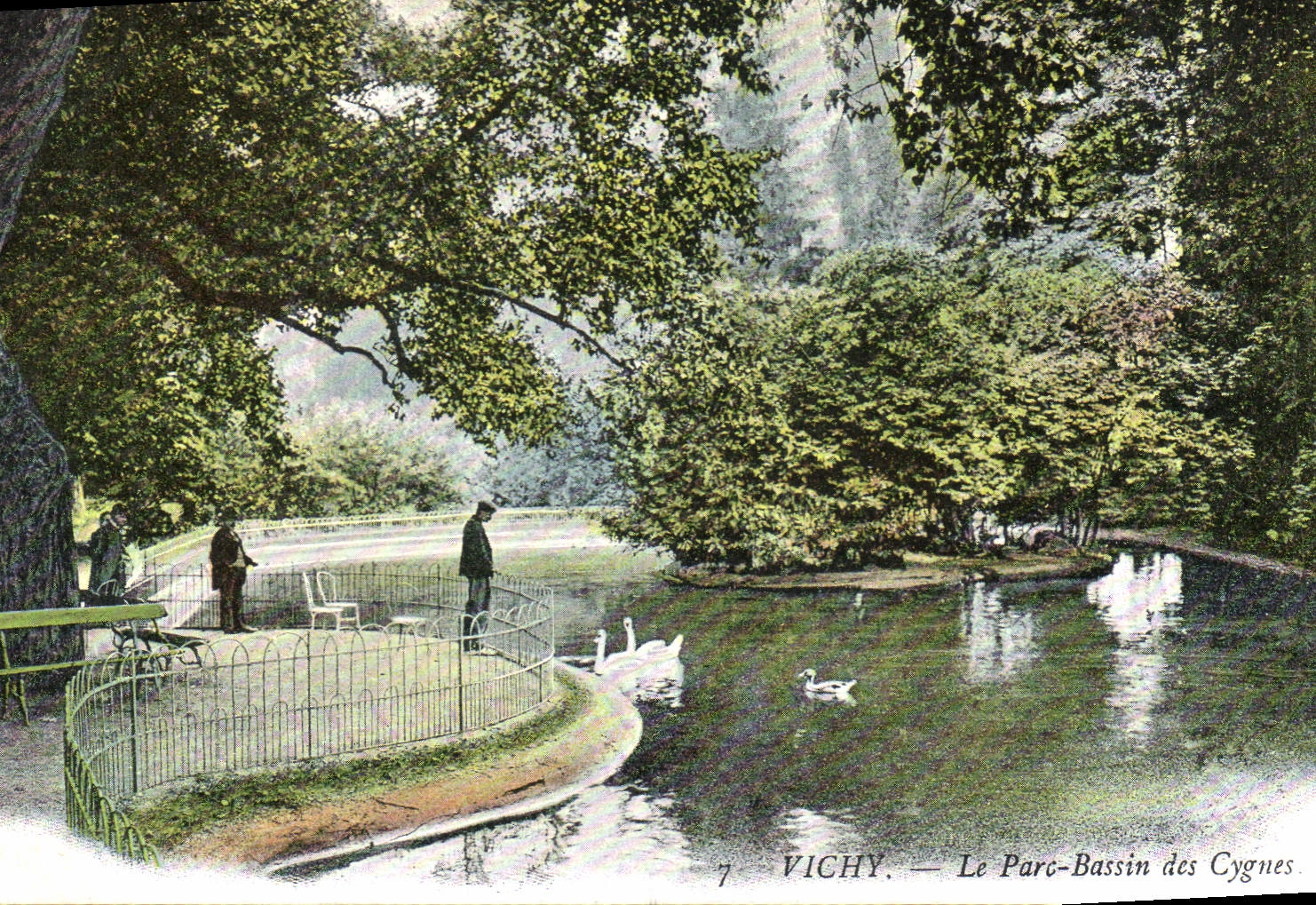 CPA Vichy Le Parc Bassin des Cygnes