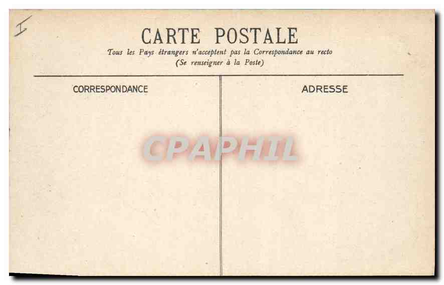 CPA Vichy Le Parc Bassin des Cygnes — Verso