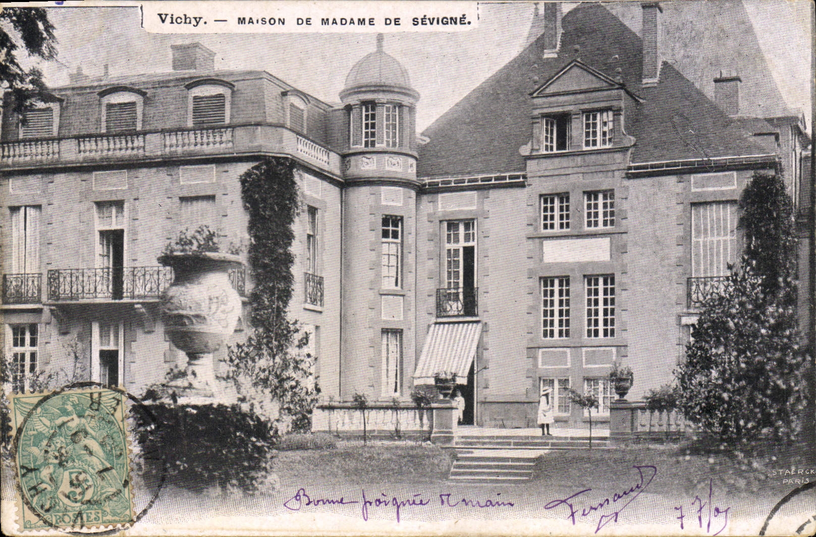 CPA Vichy Maison de Madame de Sevigne