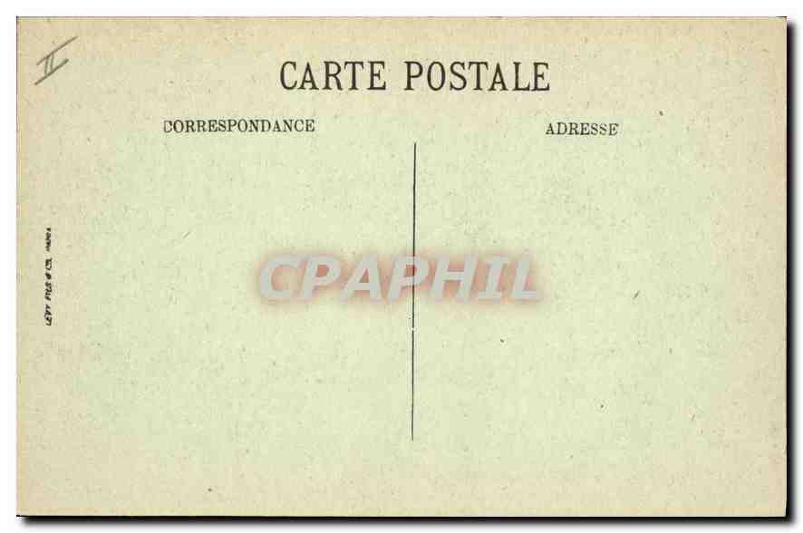 CPA Vichy Une allee du nouveau Parc — Verso