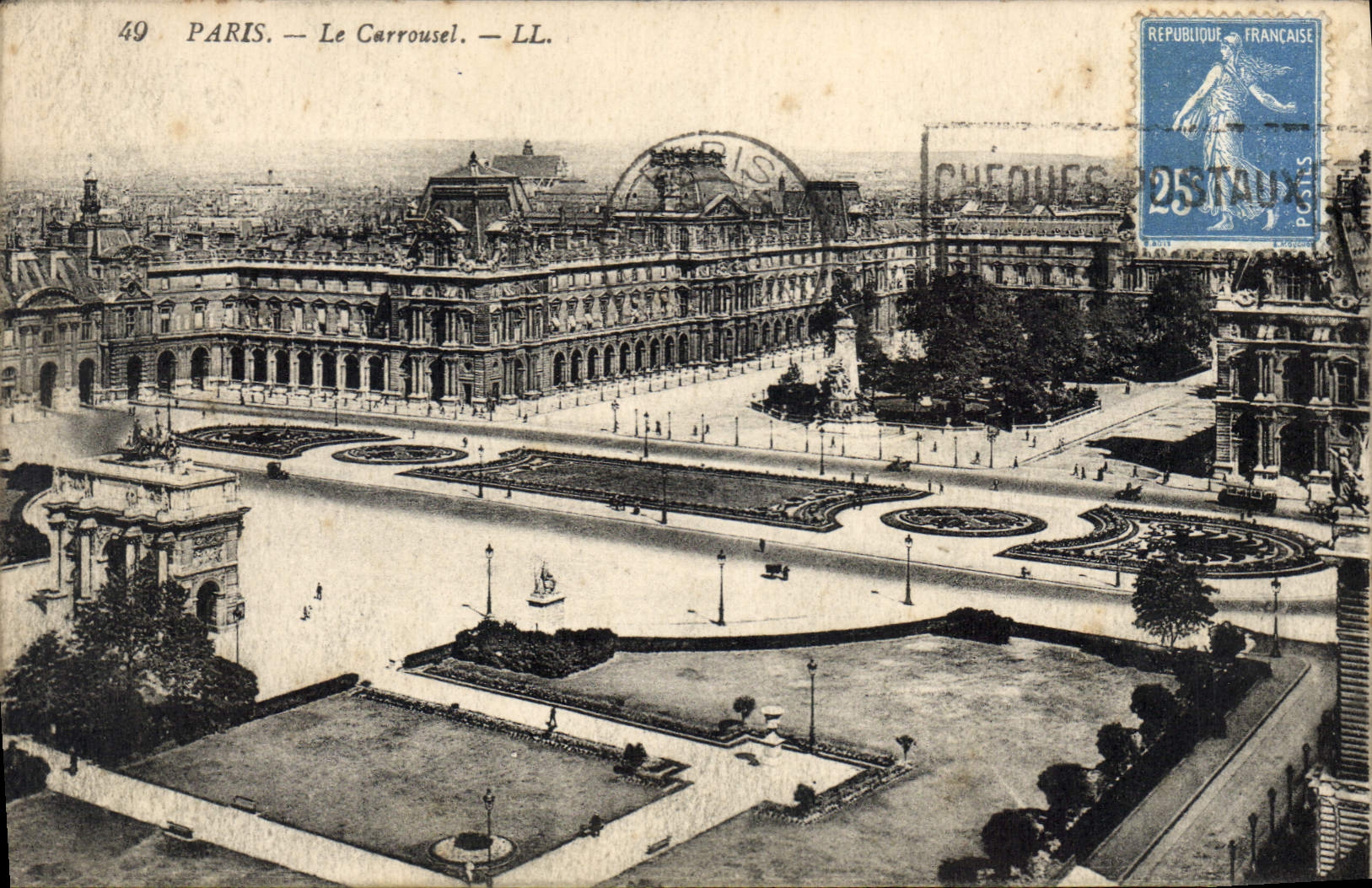 CPA Paris Le Carrousel