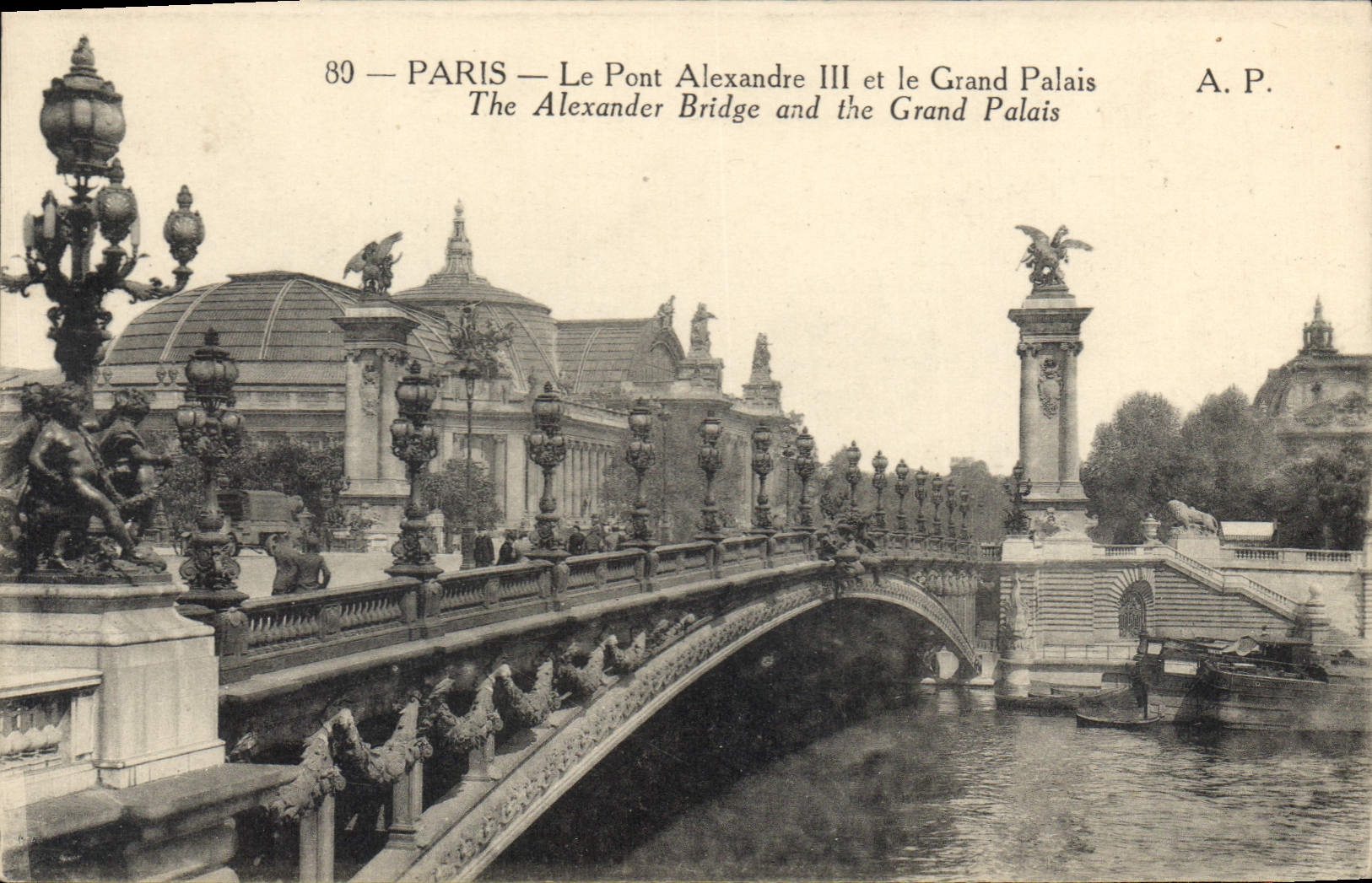 CPA Paris Le Pont Alexandre III