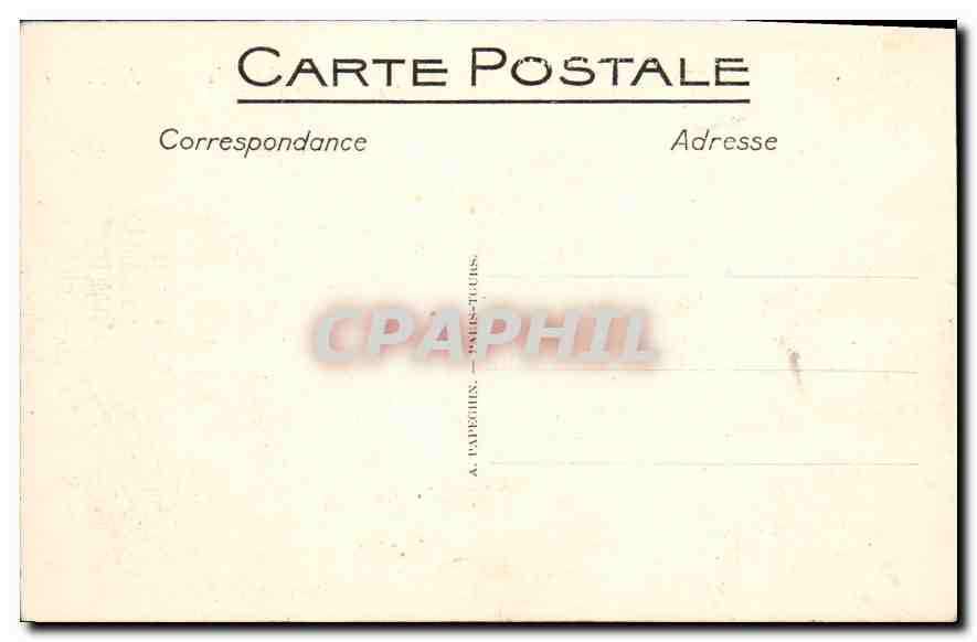 CPA Paris Le Pont Alexandre III — Verso