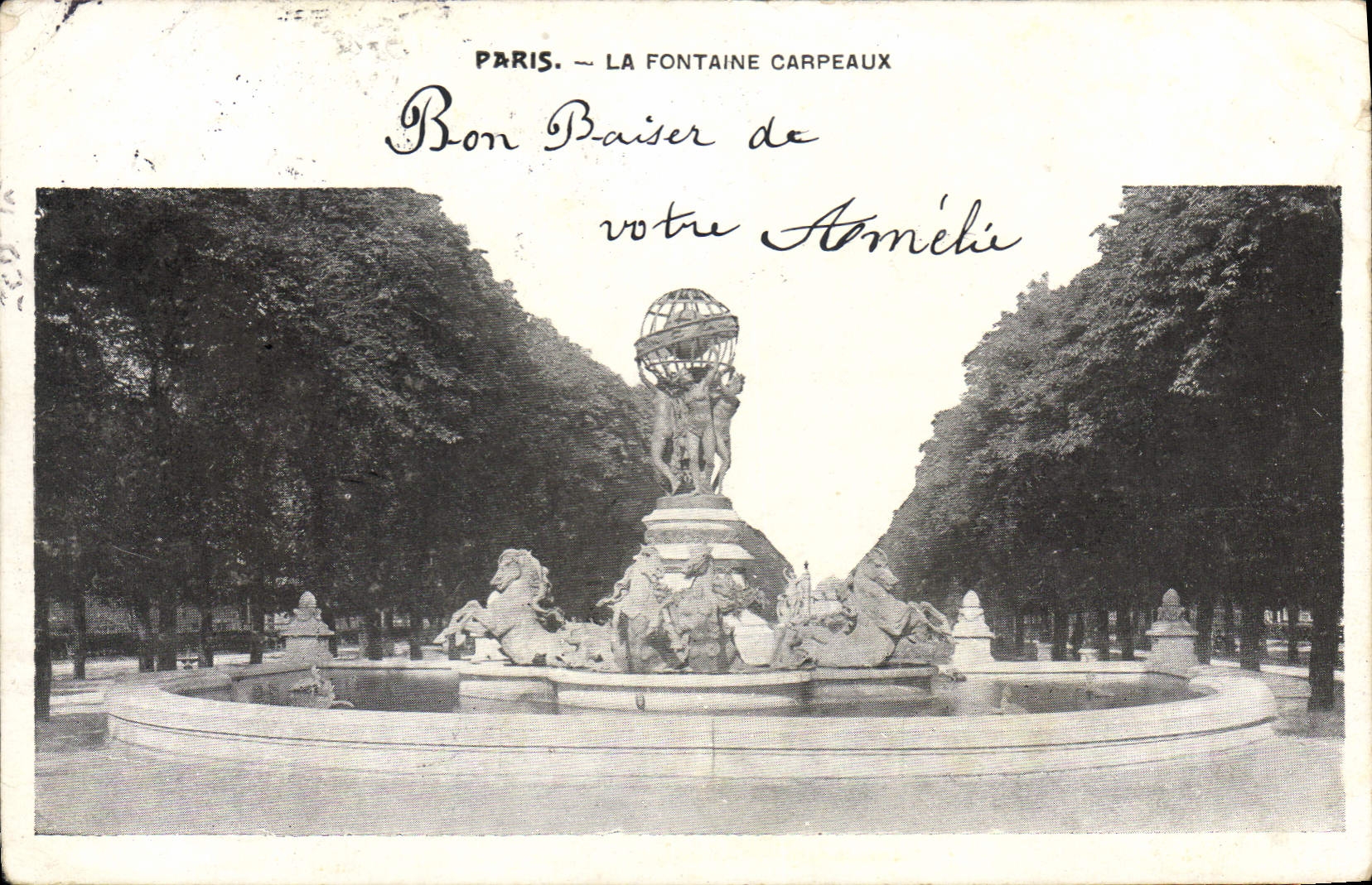CPA Paris La Fontaine Carpeaux