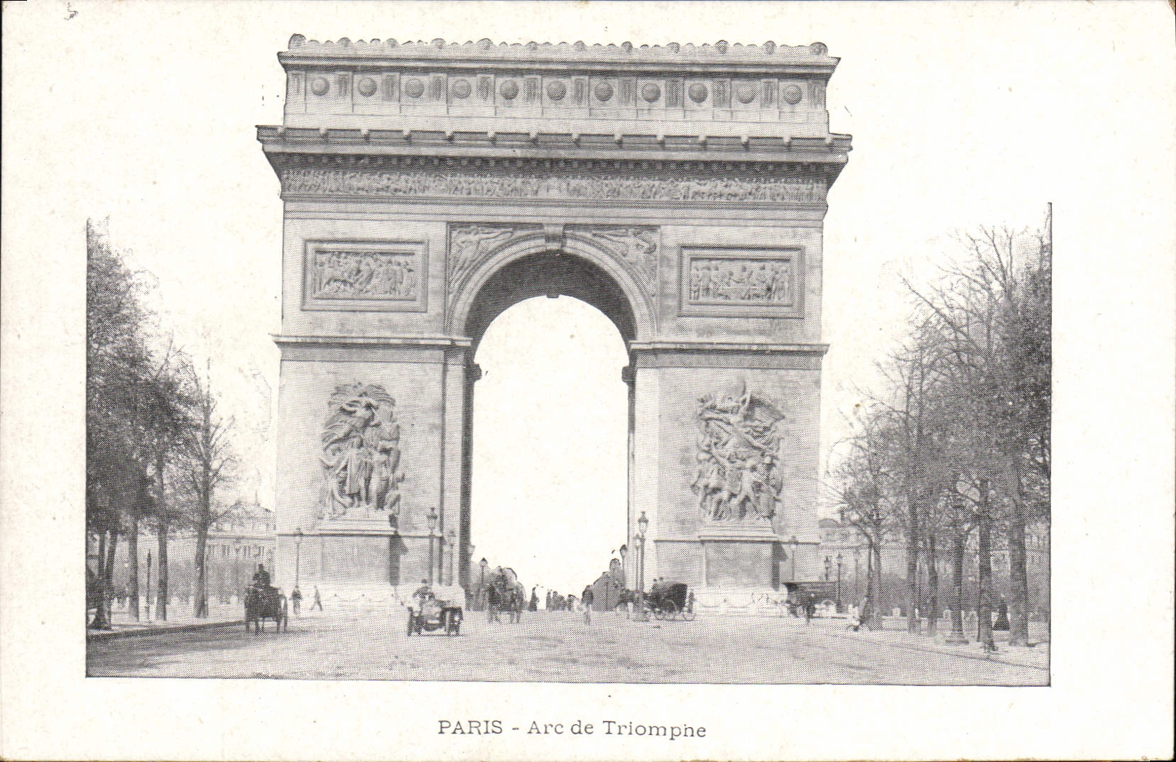 CPA Paris Arc de Triomphe