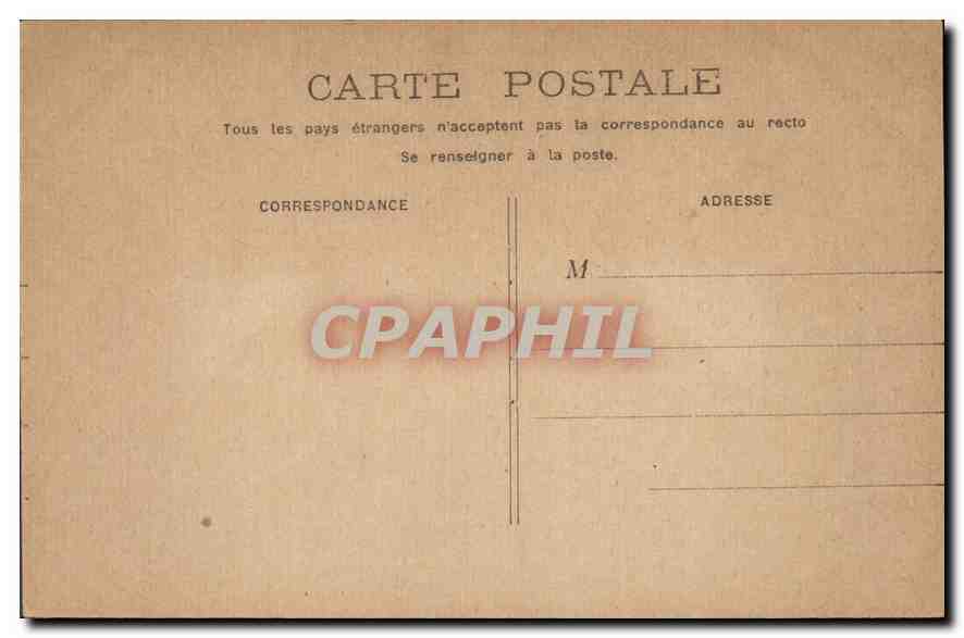 CPA Paris Arc de Triomphe — Rückseite