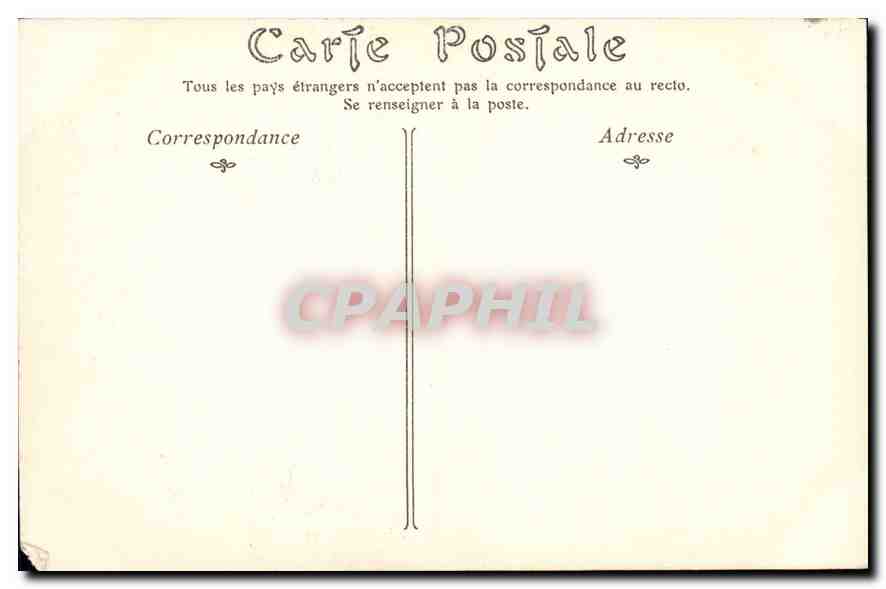 CPA Paris Chapelle Saint Thomas de Villeneuve Rue de Sevres — Rückseite