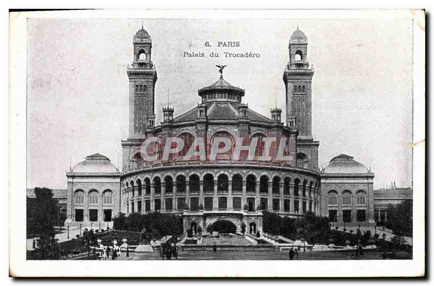 CPA Paris Palais du Trocadero