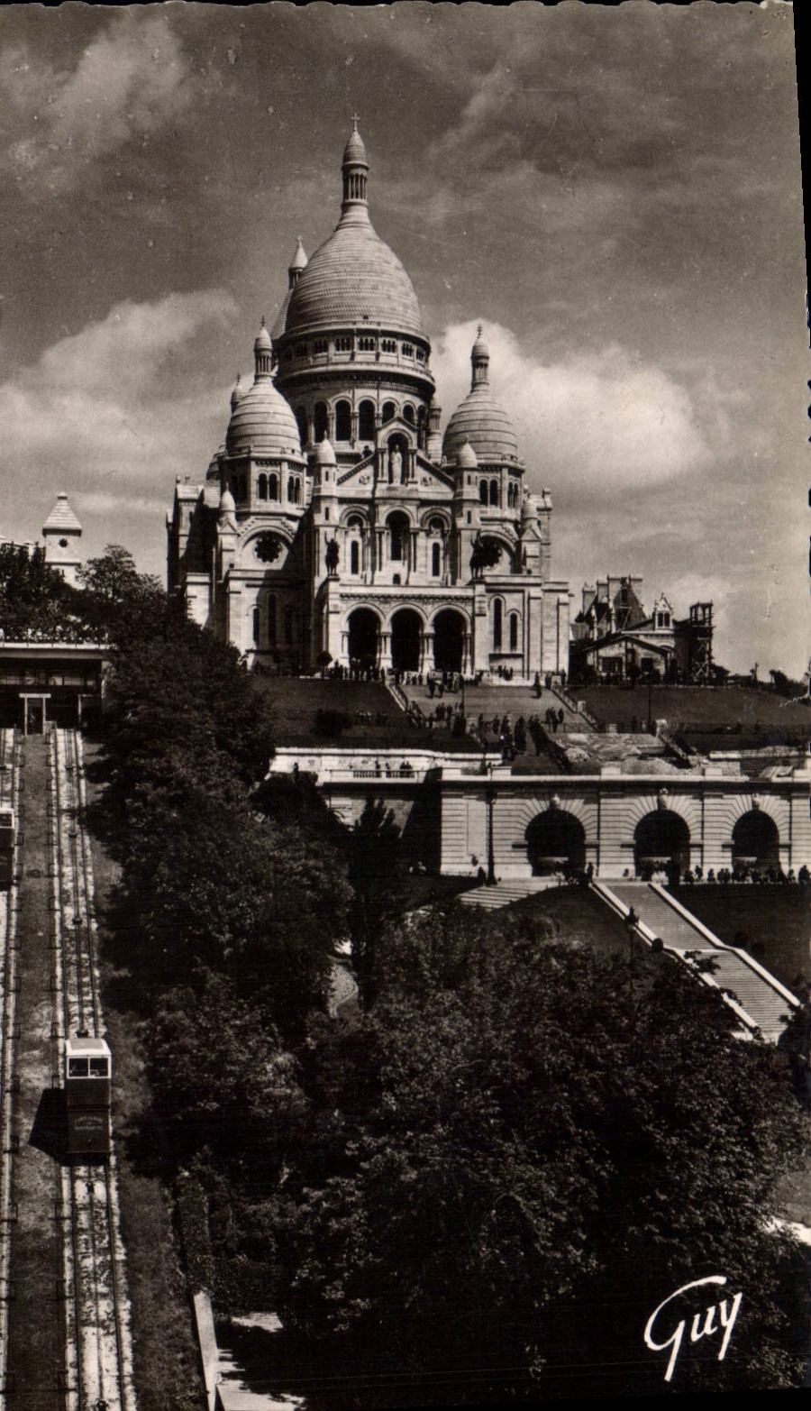 CPA Paris Basilique du Sacre Coeur de Montmartre