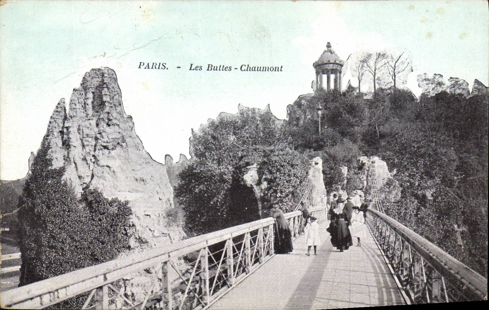 CPA Paris Les Buttes Chaumont