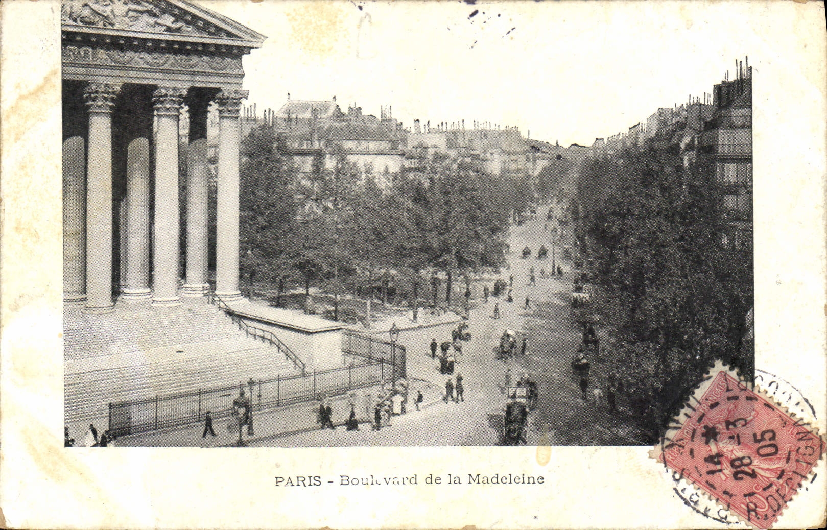 CPA Paris Boulevard de la Madeleine