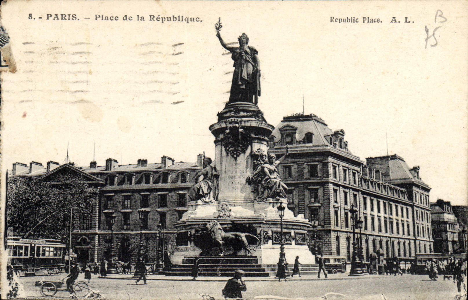 CPA Paris Place de la Republique