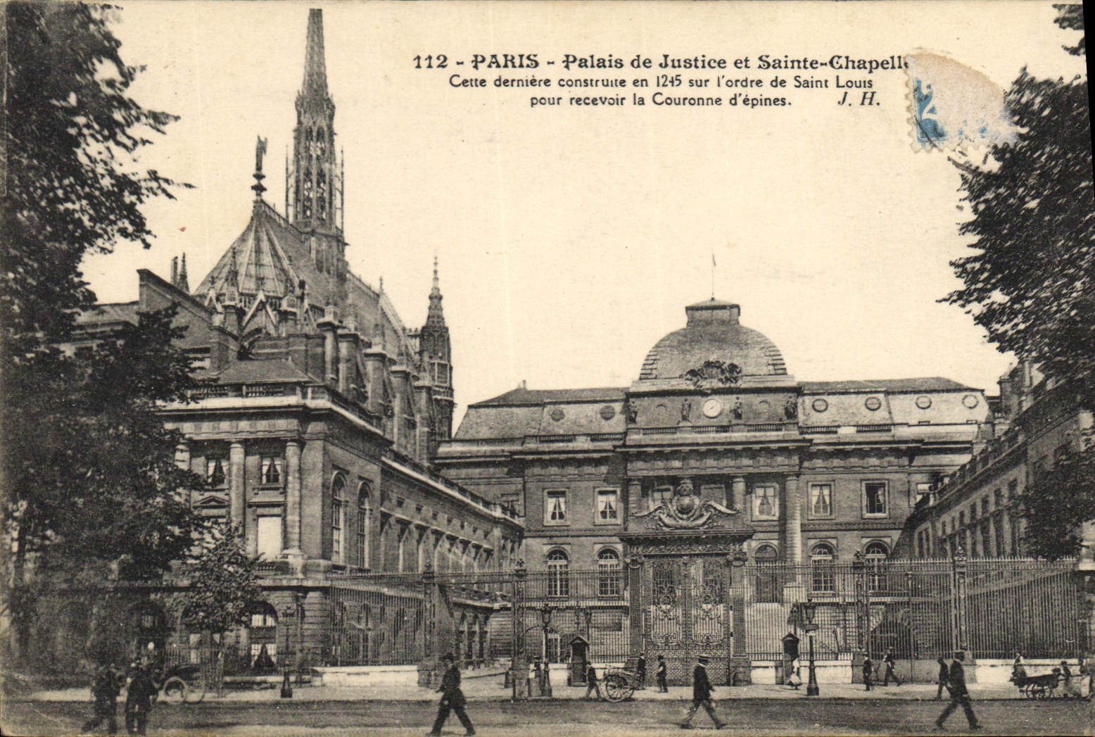 CPA Paris Palais de Justice et Sainte Chapelle