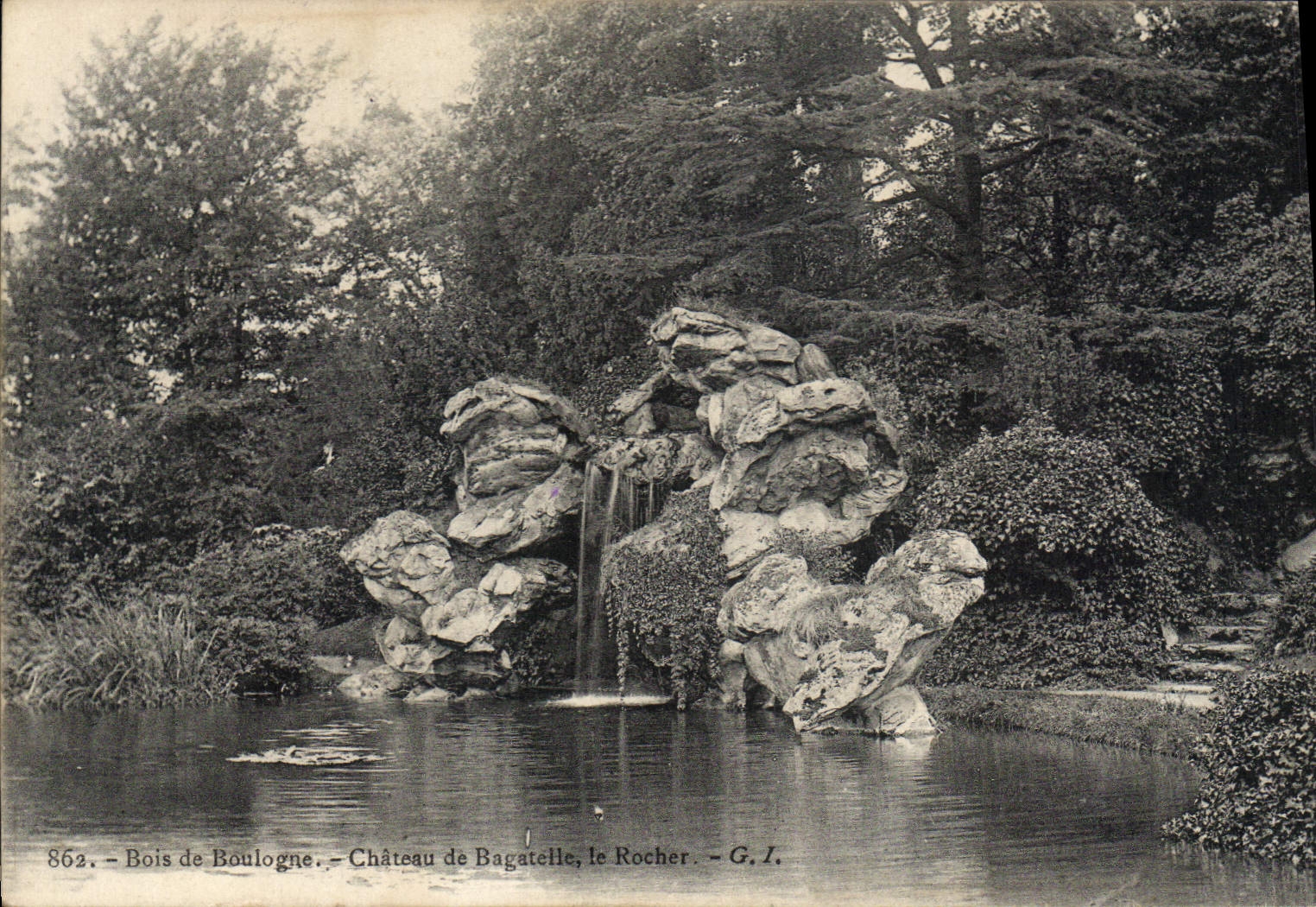 CPA Bois de Boulogne Chateau de Bagutelle