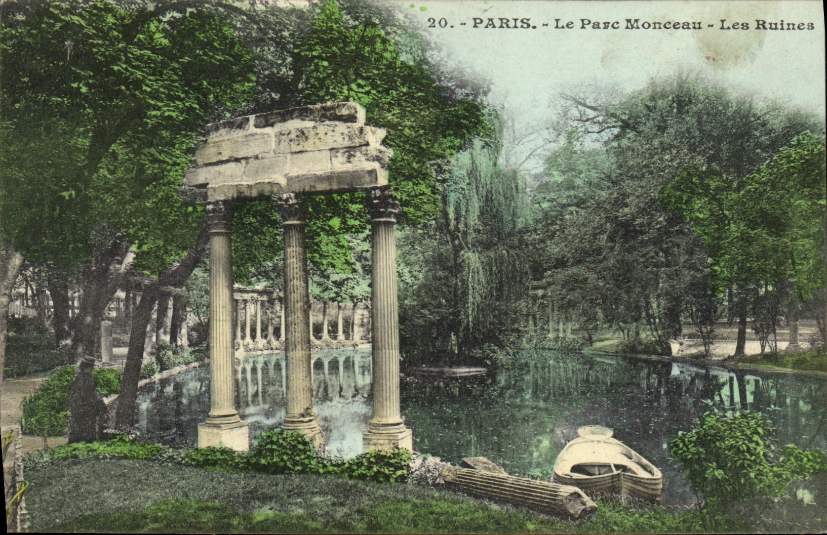 CPA Paris Le Parc Monceau Les ruines