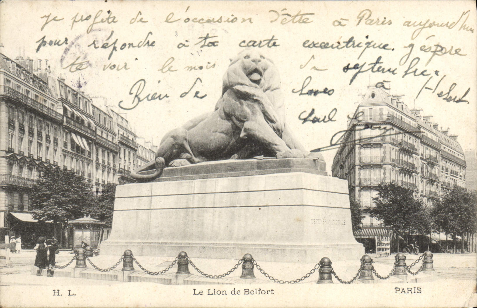 CPA Paris Le Loin de Belfort