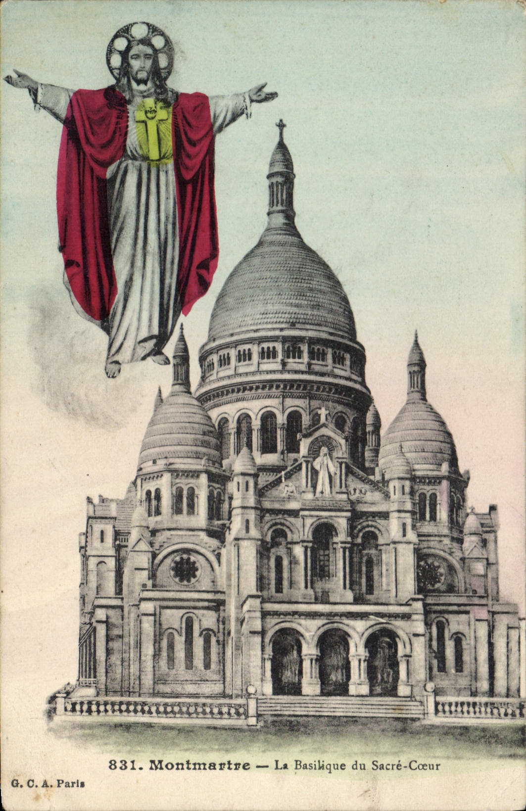 CPA Paris Montmartre La Basilique du Sacre Coeur