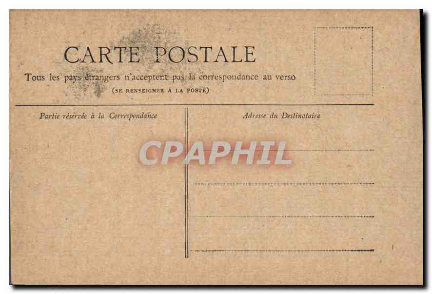 CPA Paris La Place du Theatre Francais — Rückseite