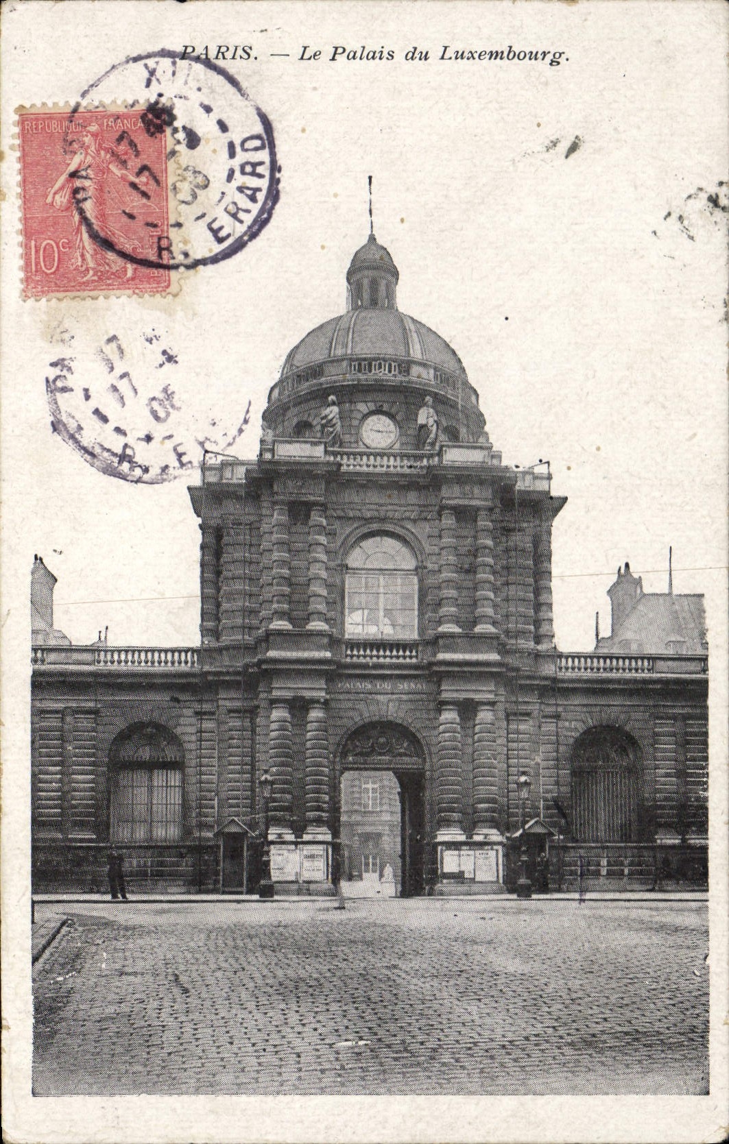 CPA Paris Le Palais du Luxembourg