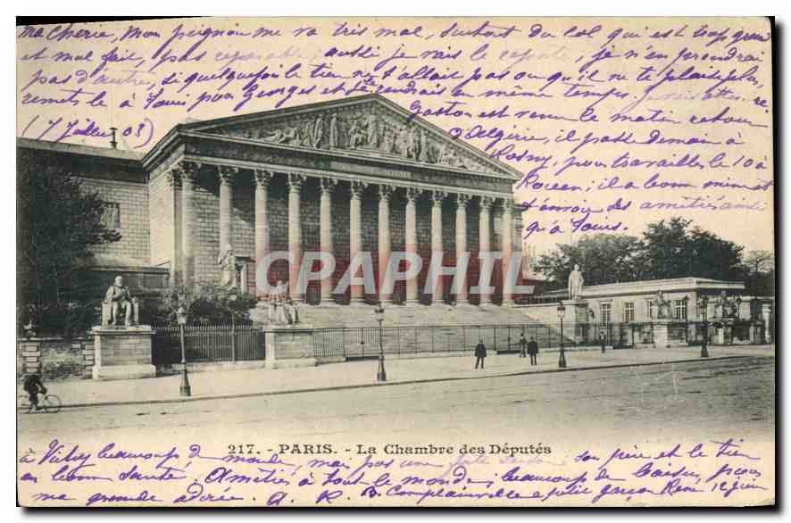 CPA Paris La Chambre des Deputes