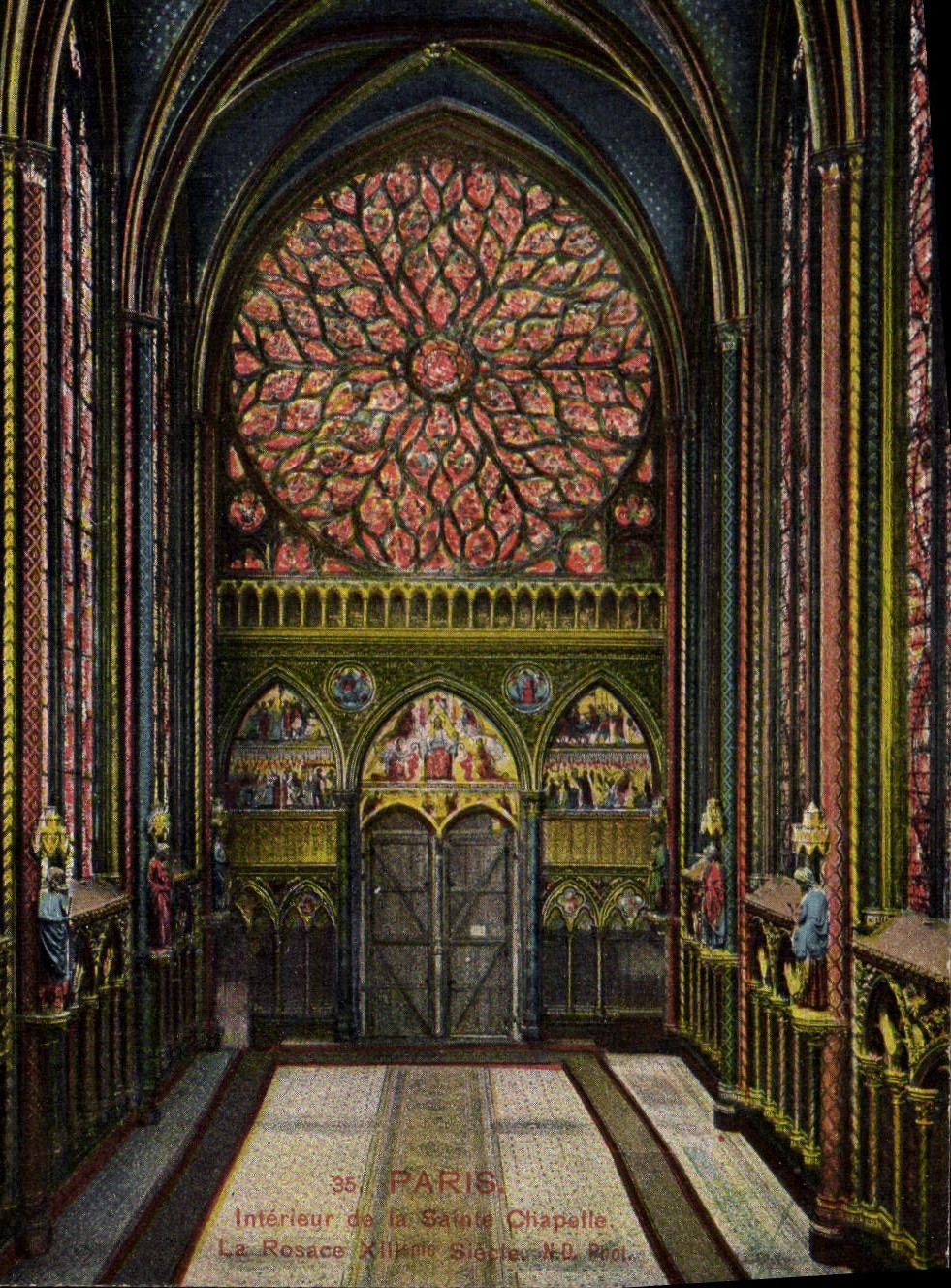 CPA Paris Interieur de la Sainte Chapelle