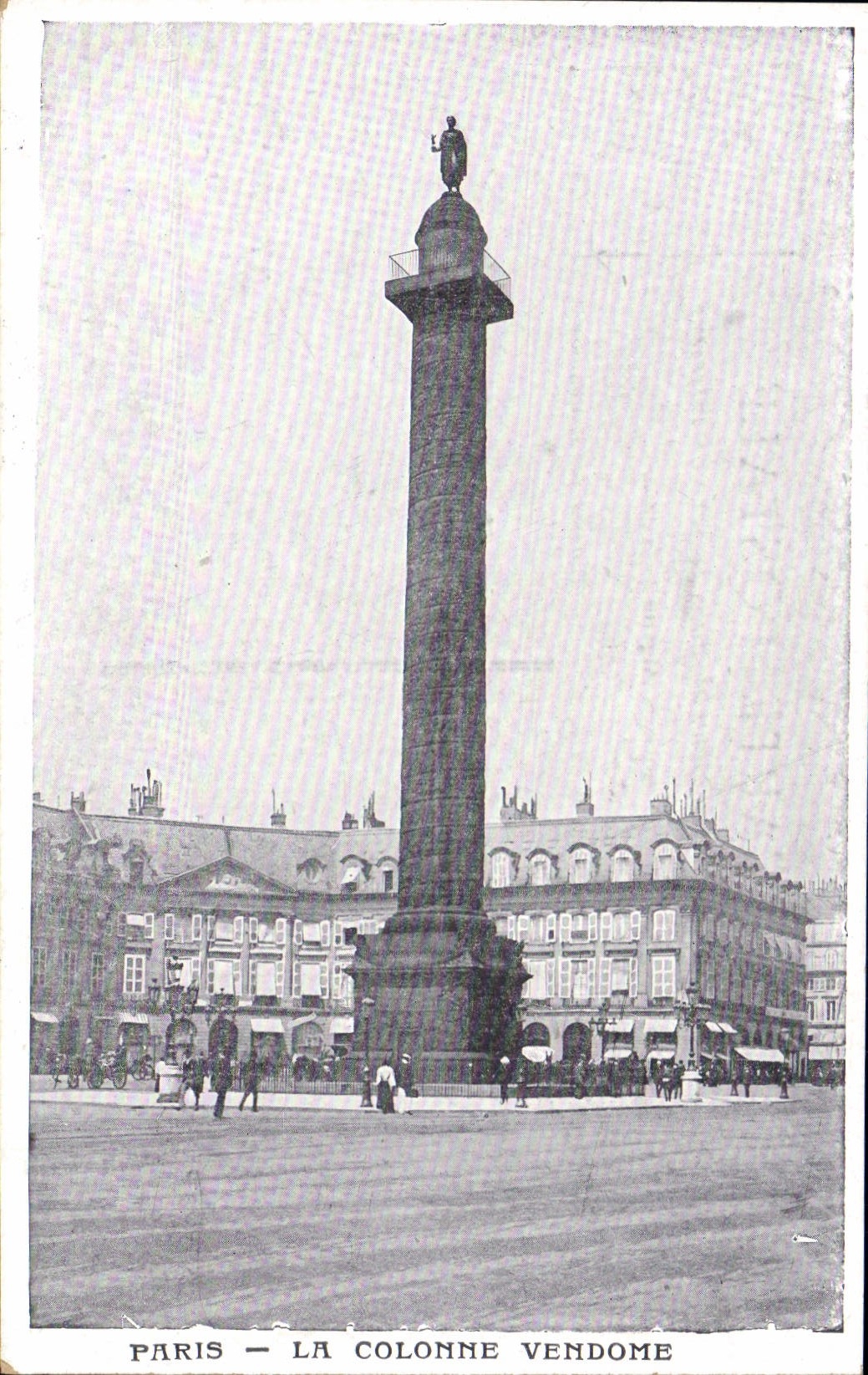 CPA Paris La Colonne Vendome