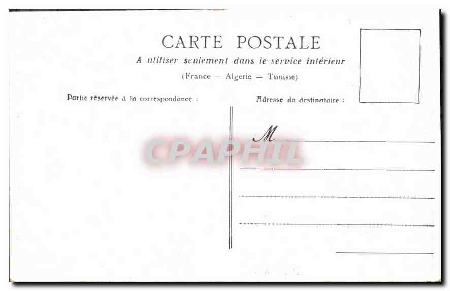 CPA Paris La Colonne Vendome — Rückseite