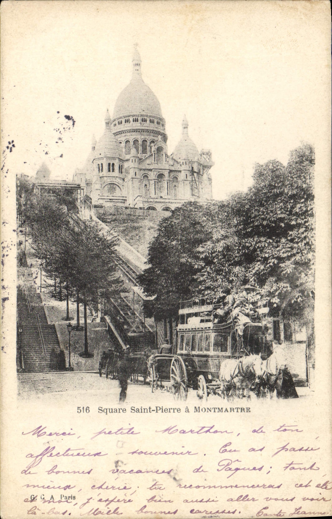 CPA Paris Square Saint Pierre a Montmartre