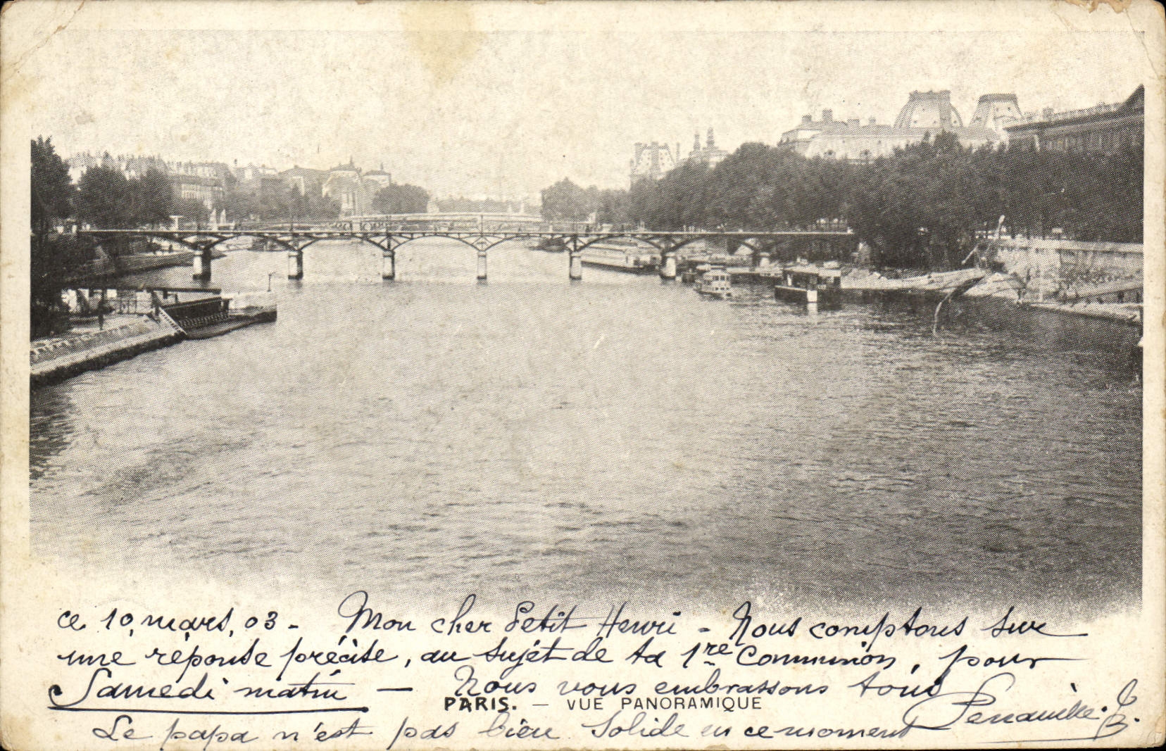CPA Paris Vue Panoramique