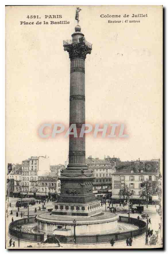 CPA Paris Place de la Bastille