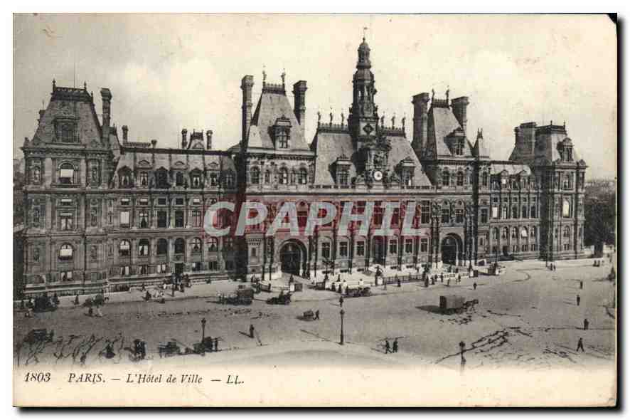 CPA Paris L'Hotel de Ville