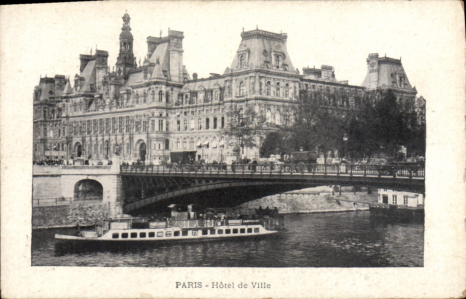 CPA Paris L'Hotel de Ville