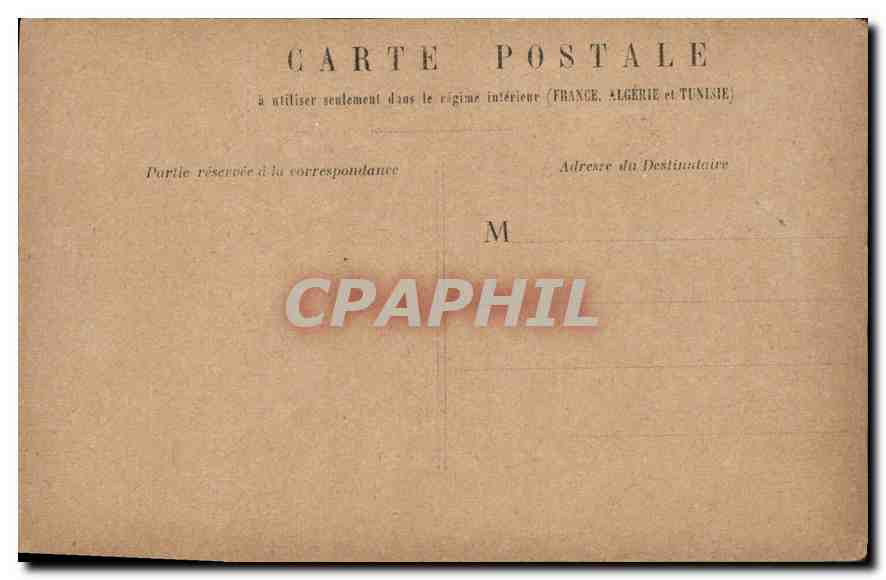 CPA Paris L'Hotel de Ville — Rückseite