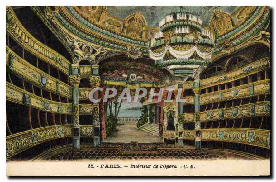 CPA Paris Interieur de l'Opera