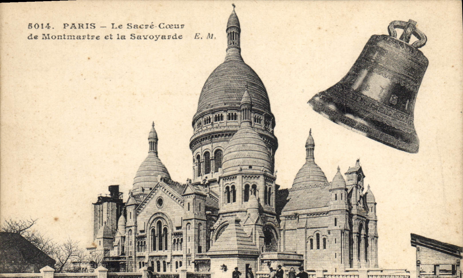 CPA Paris Le Sacre Coeur de Montmartre et la Savoyaede