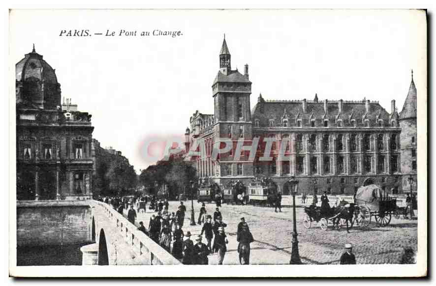 CPA Paris Le Pont au Change