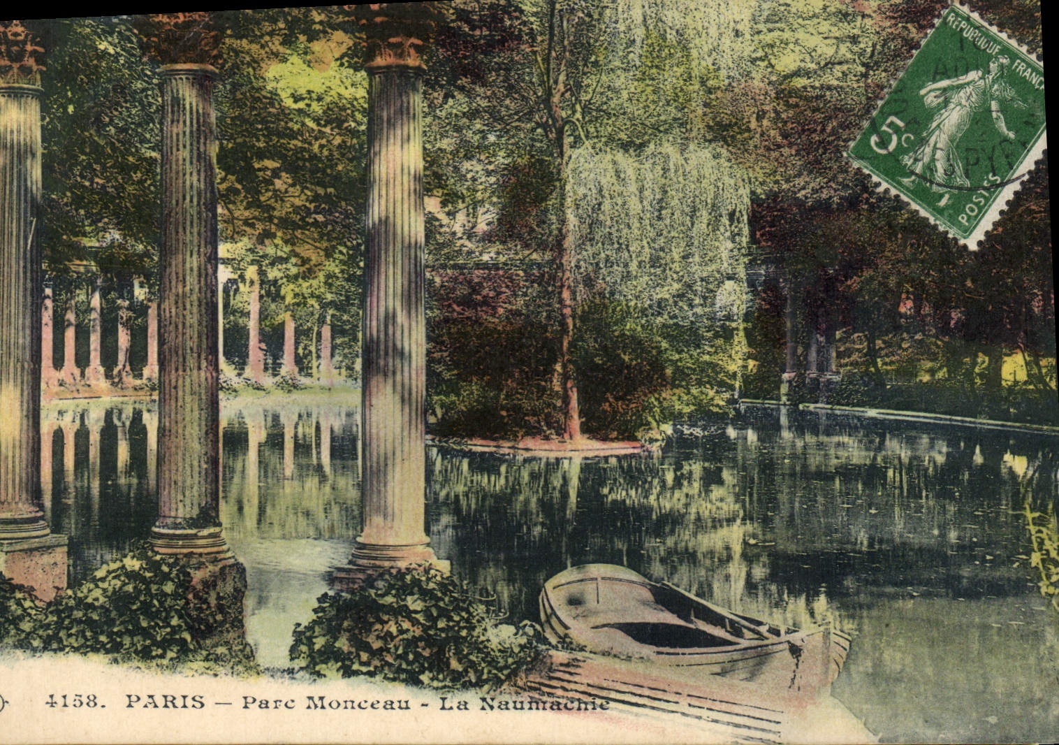 CPA Paris Parc Monceau La Naumachie