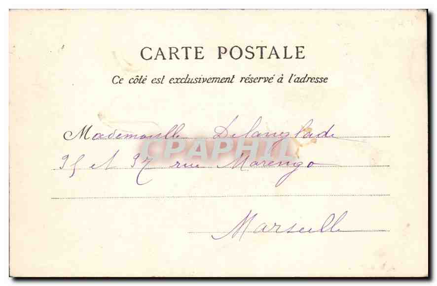 CPA Paris Saint Francois Xavier — Verso