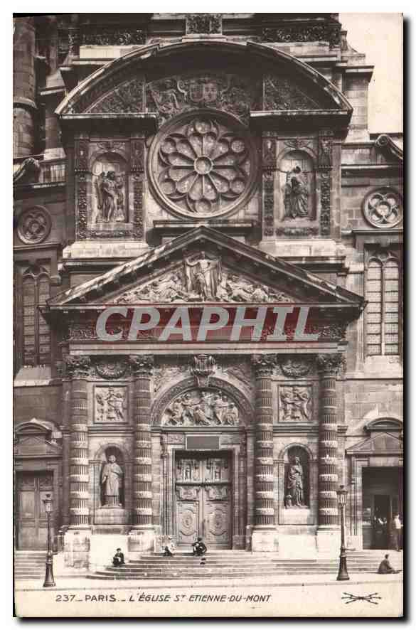 CPA Paris L'Eglise St Etienne du Mont