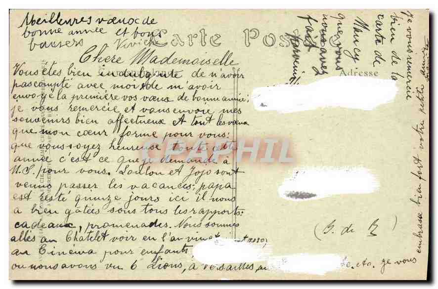 CPA Paris Eglise Saint Etienne du Mont — Rückseite