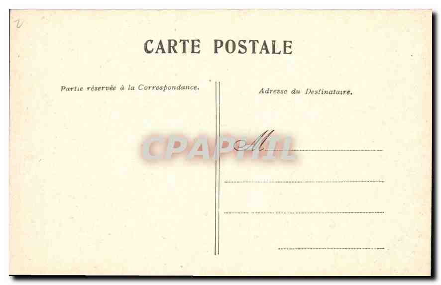 CPA Paris L'Arc de Triomphe de l'Etoile — Rückseite