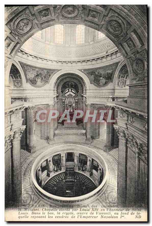 CPA Paris Interieur du Dome des Invalides