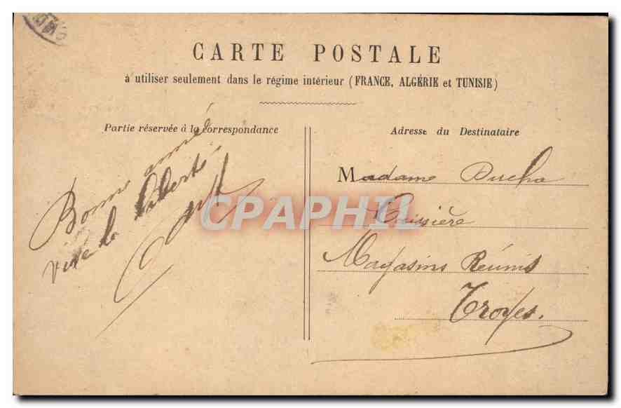 CPA Paris Le Lac du Bois de Boulogne — Verso