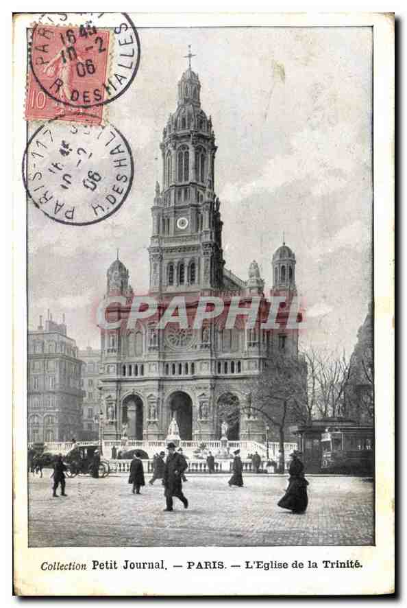CPA Paris Petit Journal L'Eglise de la Trinite