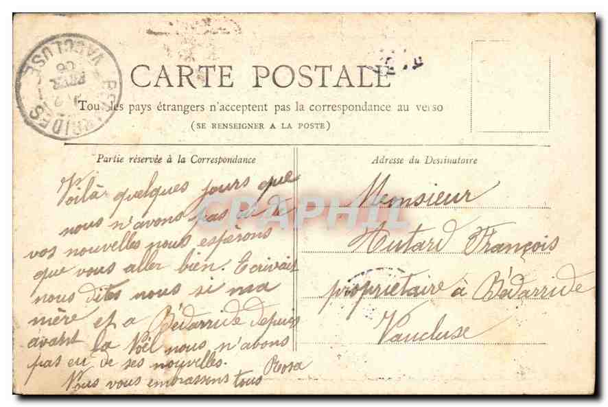 CPA Paris Petit Journal L'Eglise de la Trinite — Rückseite