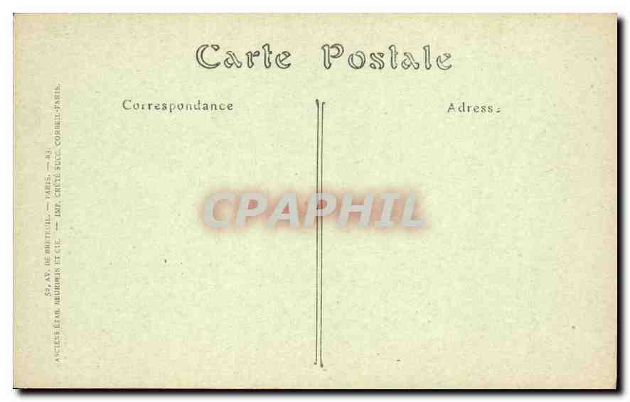 CPA Paris Notre Dame Portail laterale cord du Cloitre — Rückseite