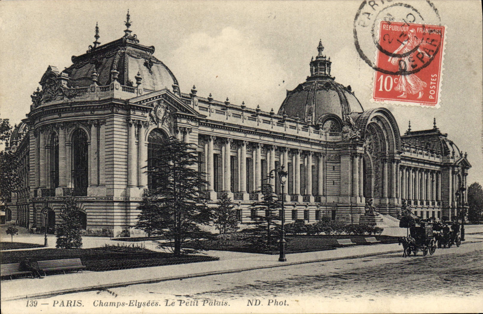 CPA Paris Champs Elysees Le Petit Palais