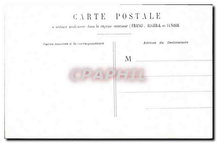 CPA Paris Eglise Notre Dame — Rückseite